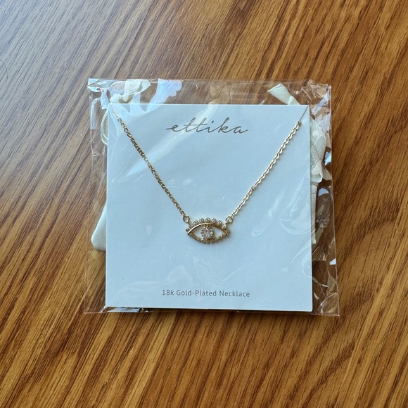 NEW Ettika Gold-Plated Evil Eye Necklace - Picture 4 of 4